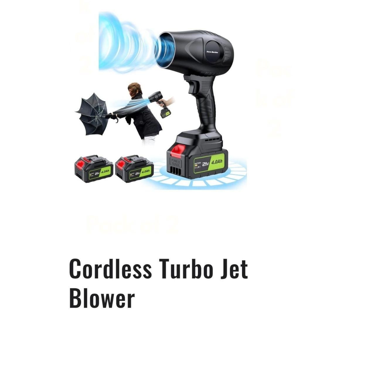 BlowPro™️ - Cordless Turbo Jet Blower
